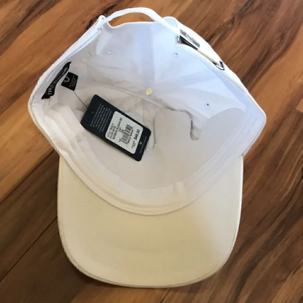 NEW True Religion White Rainbow Buddha Hat